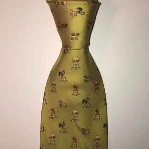 Hermès silk tie